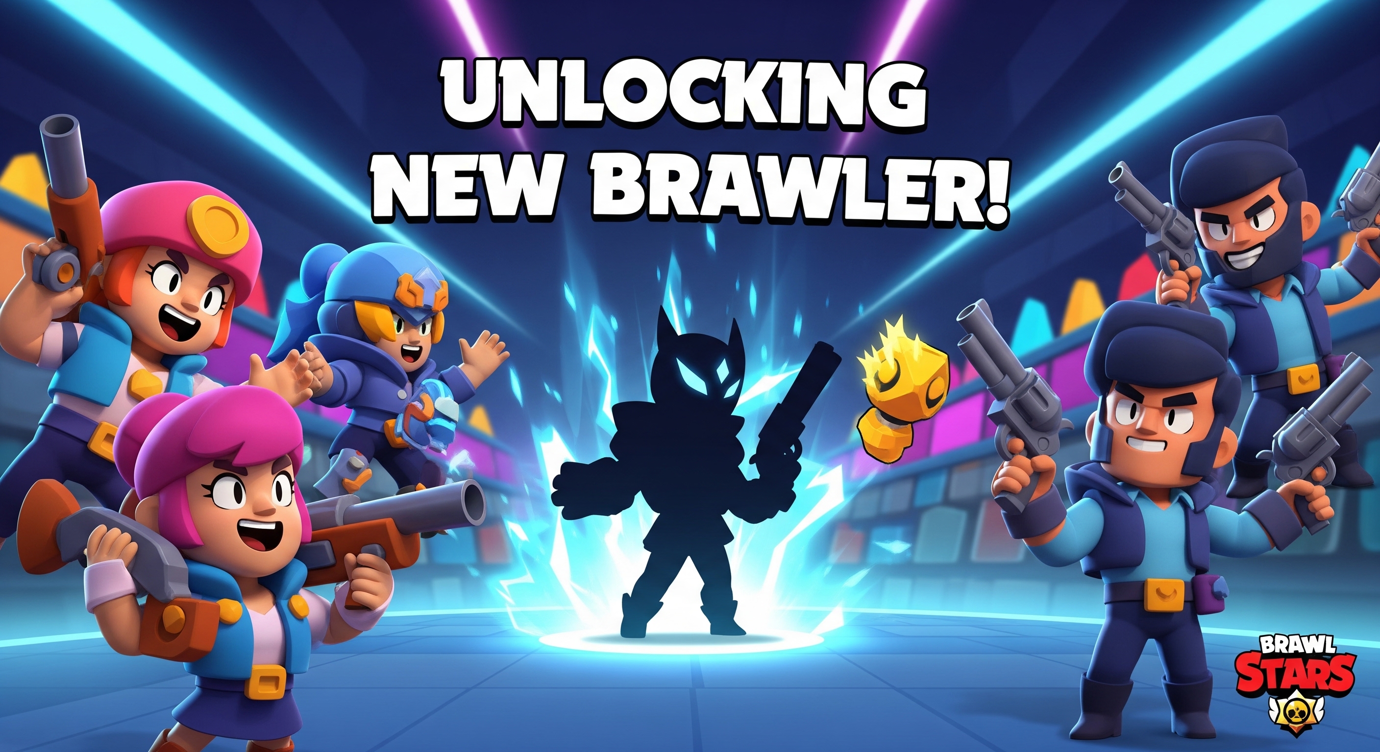 Brawl Stars thumbnail maker — Trophy push design