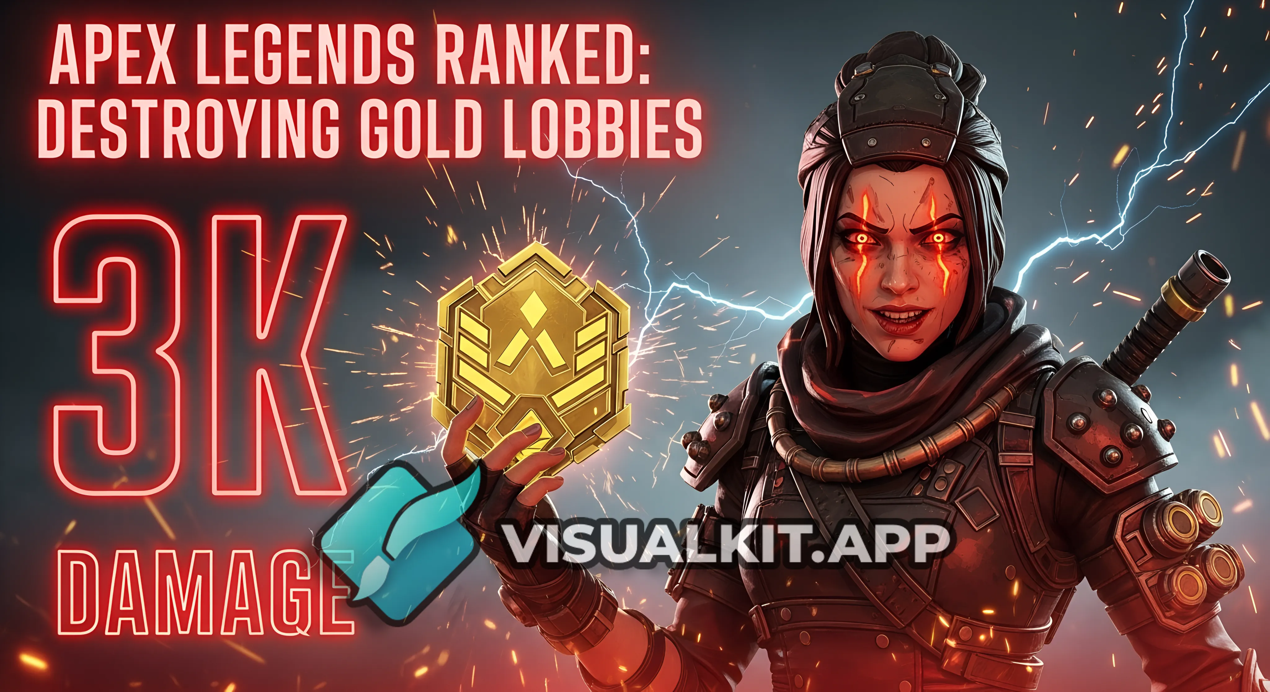 Apex legends Ranked 3 k Destoring Gold lobbies 