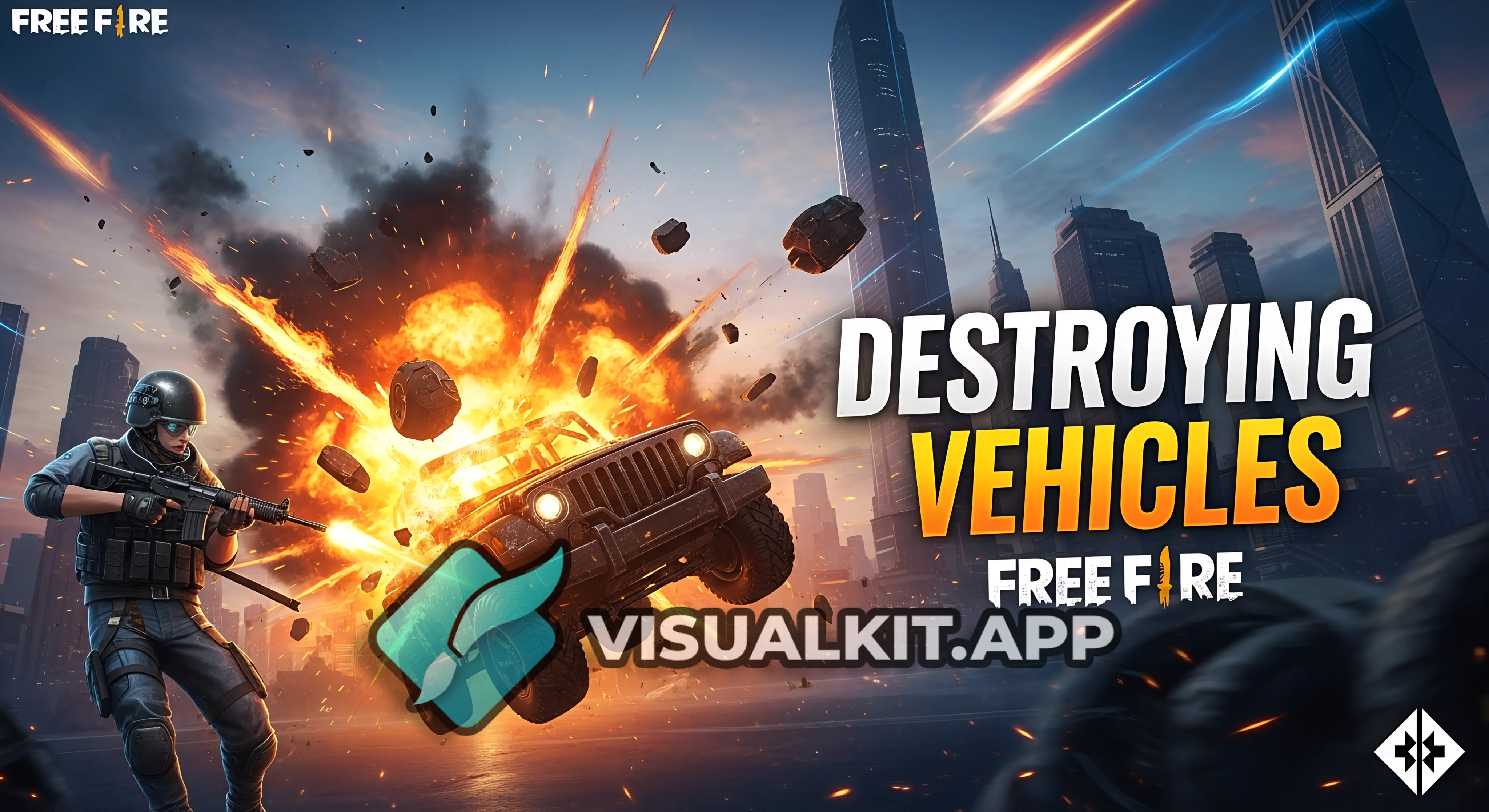Destroying vehicles in pubg
