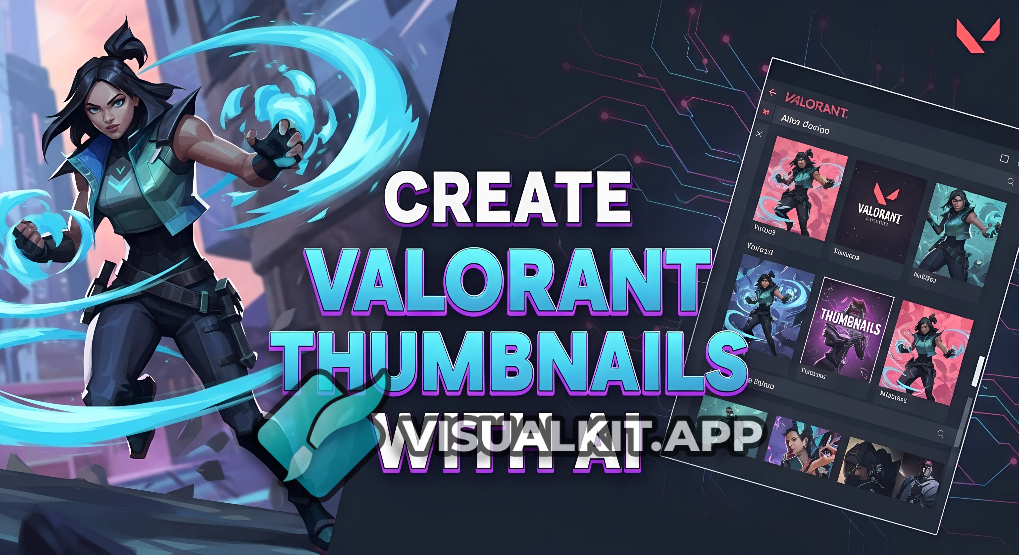 Create Valorant Thumbnails with ai