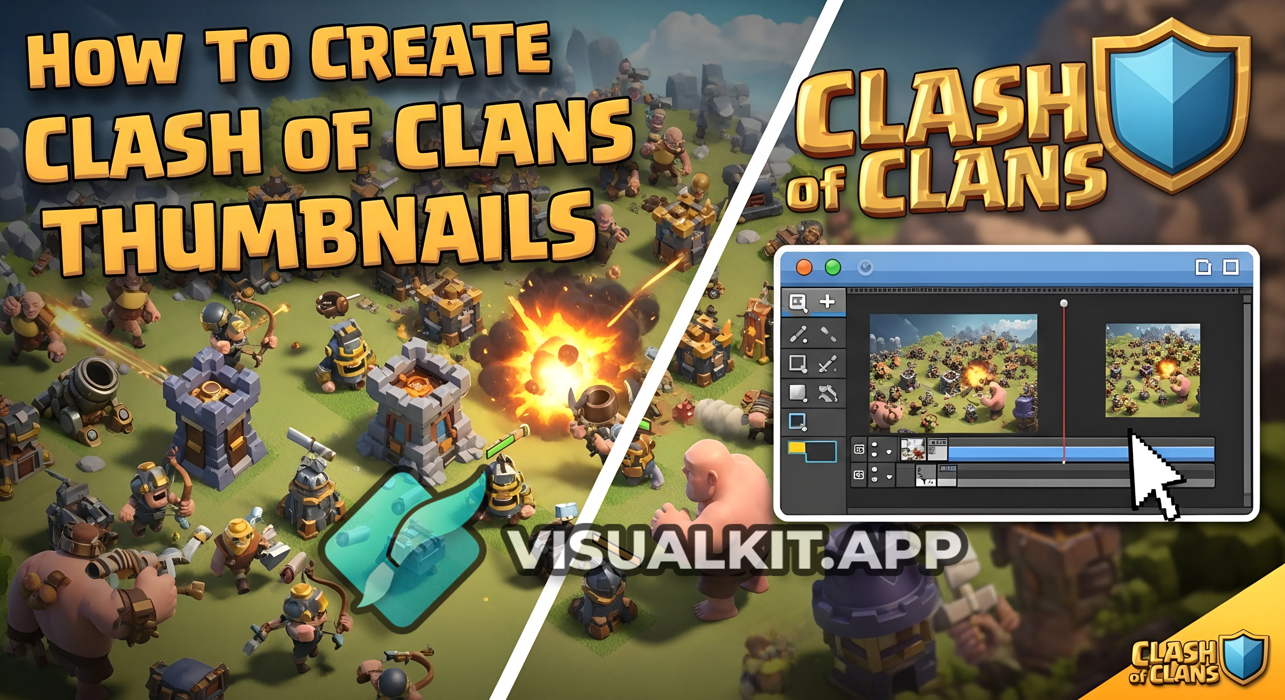 How To Create Clash of Clans Thumbnails