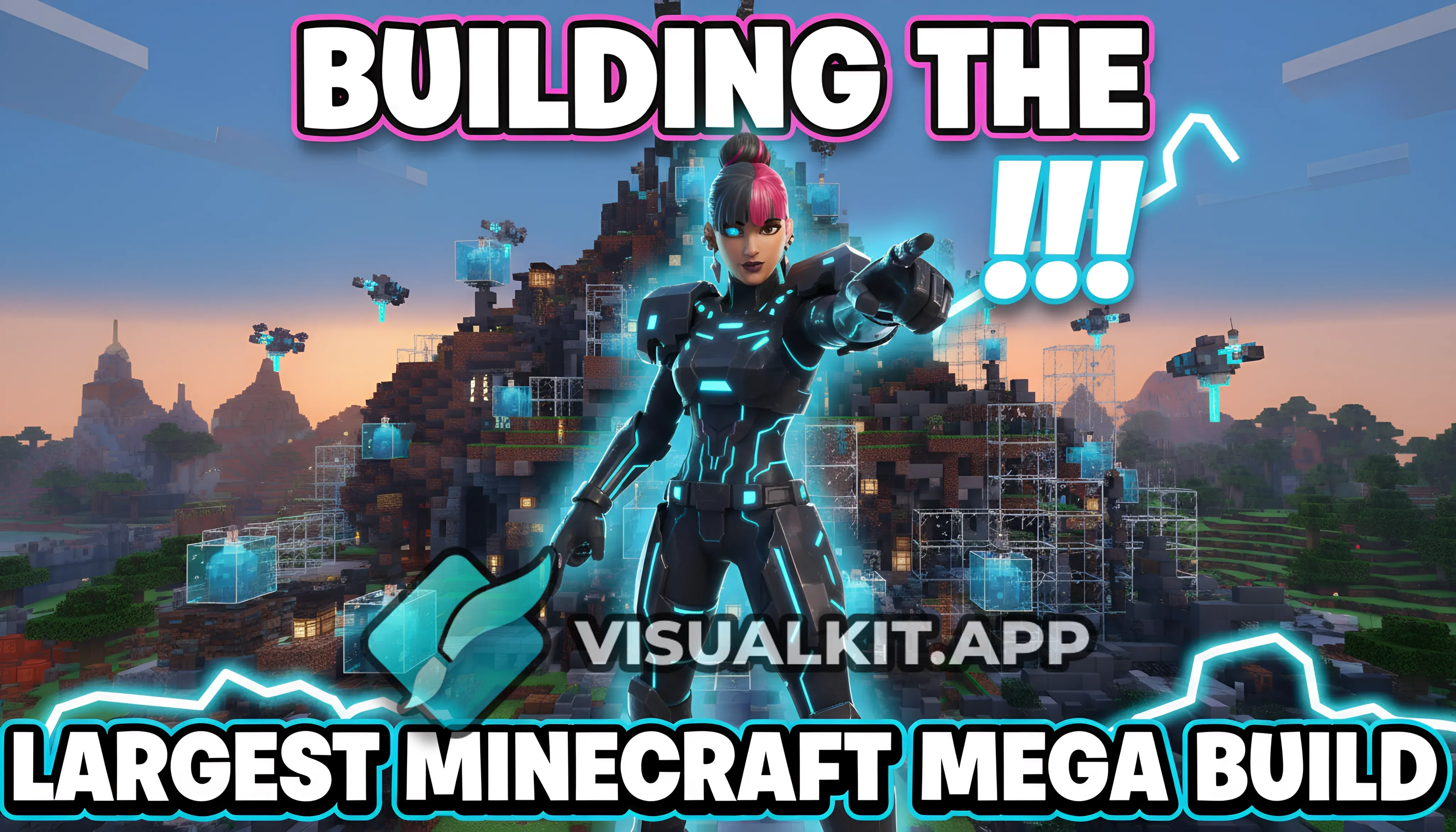 Building the largest Minecraft Mega Build