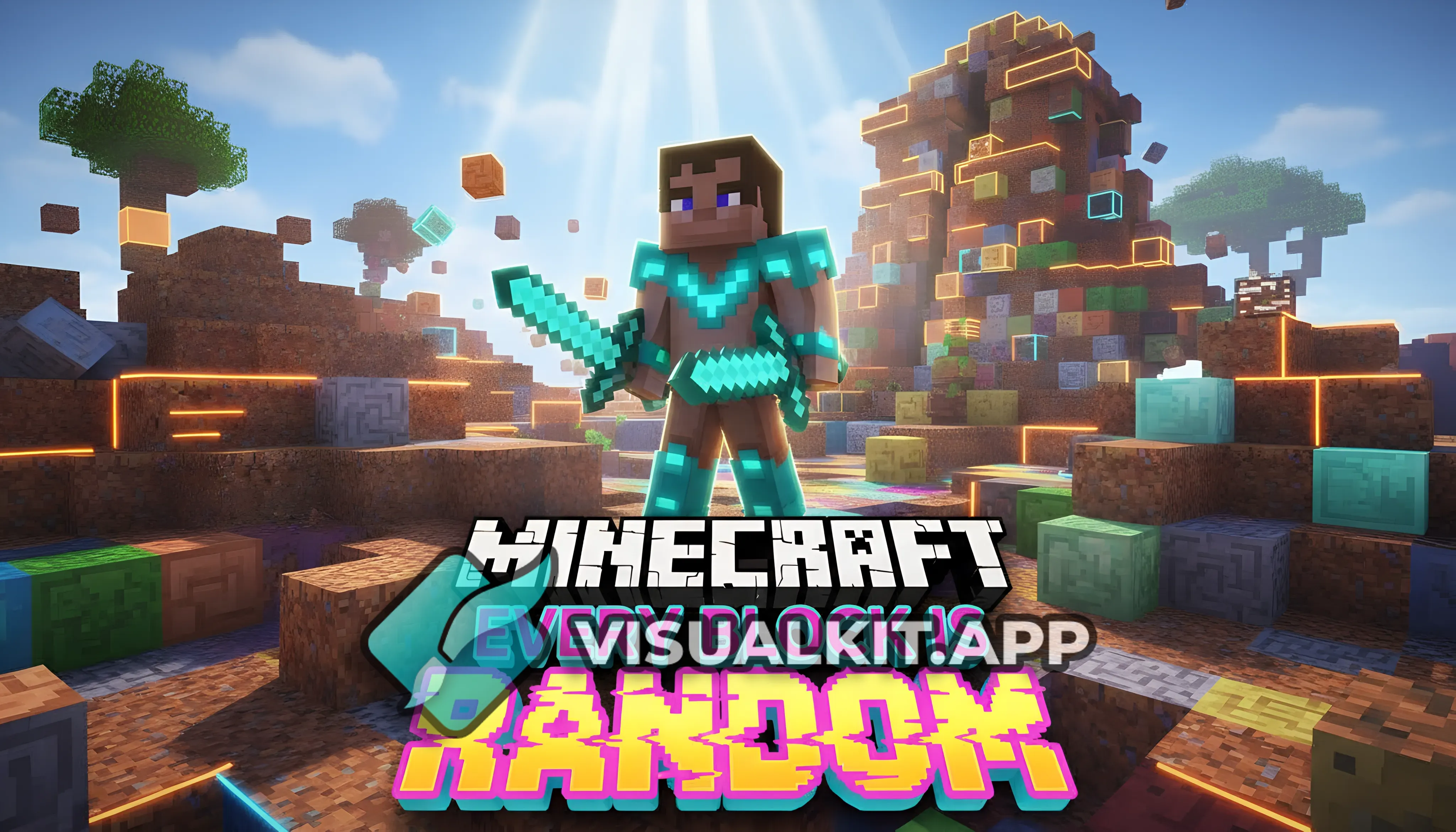 Minecraft But Every Block Is Random