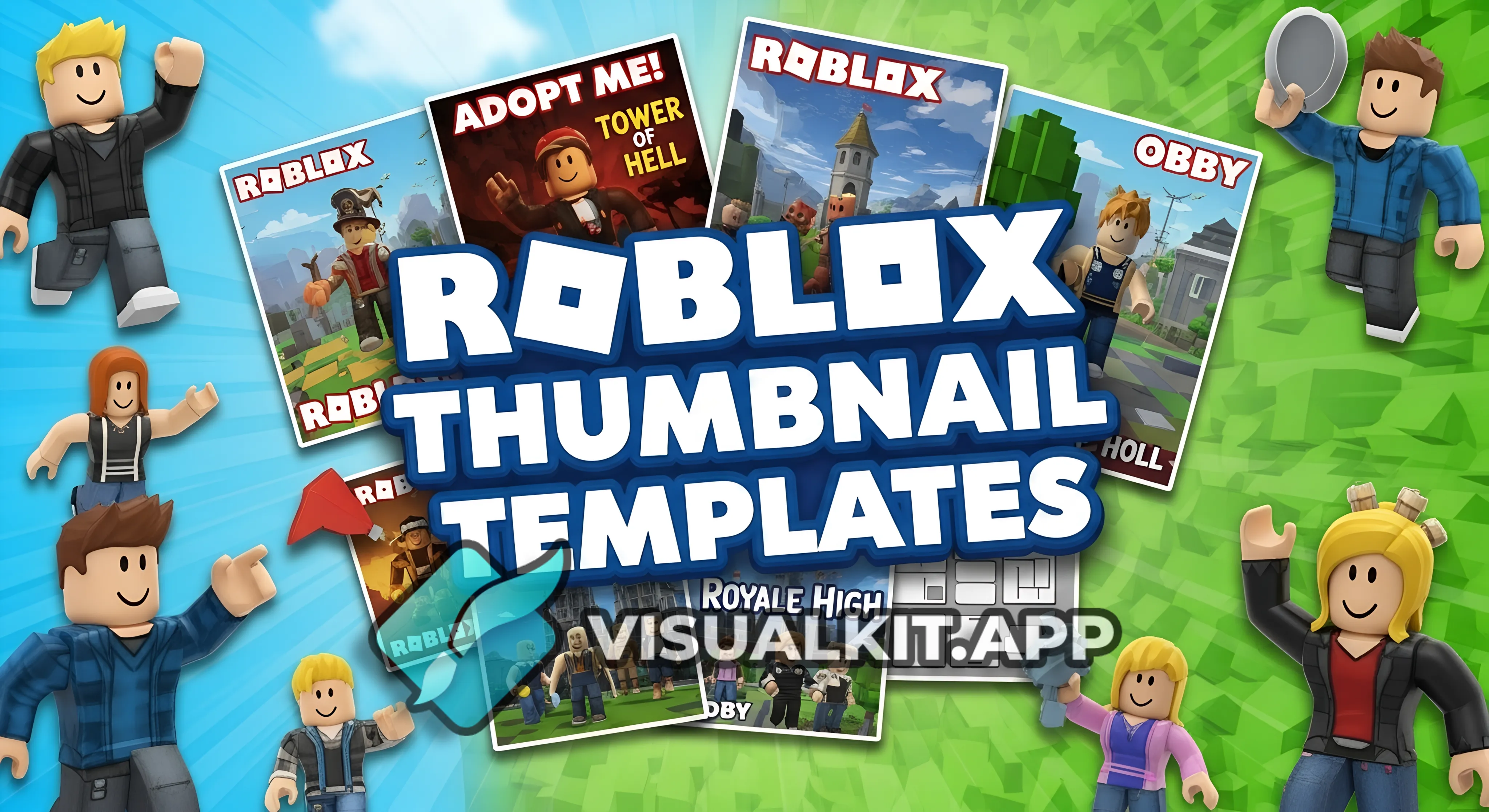 Roblox Thumbnail templates