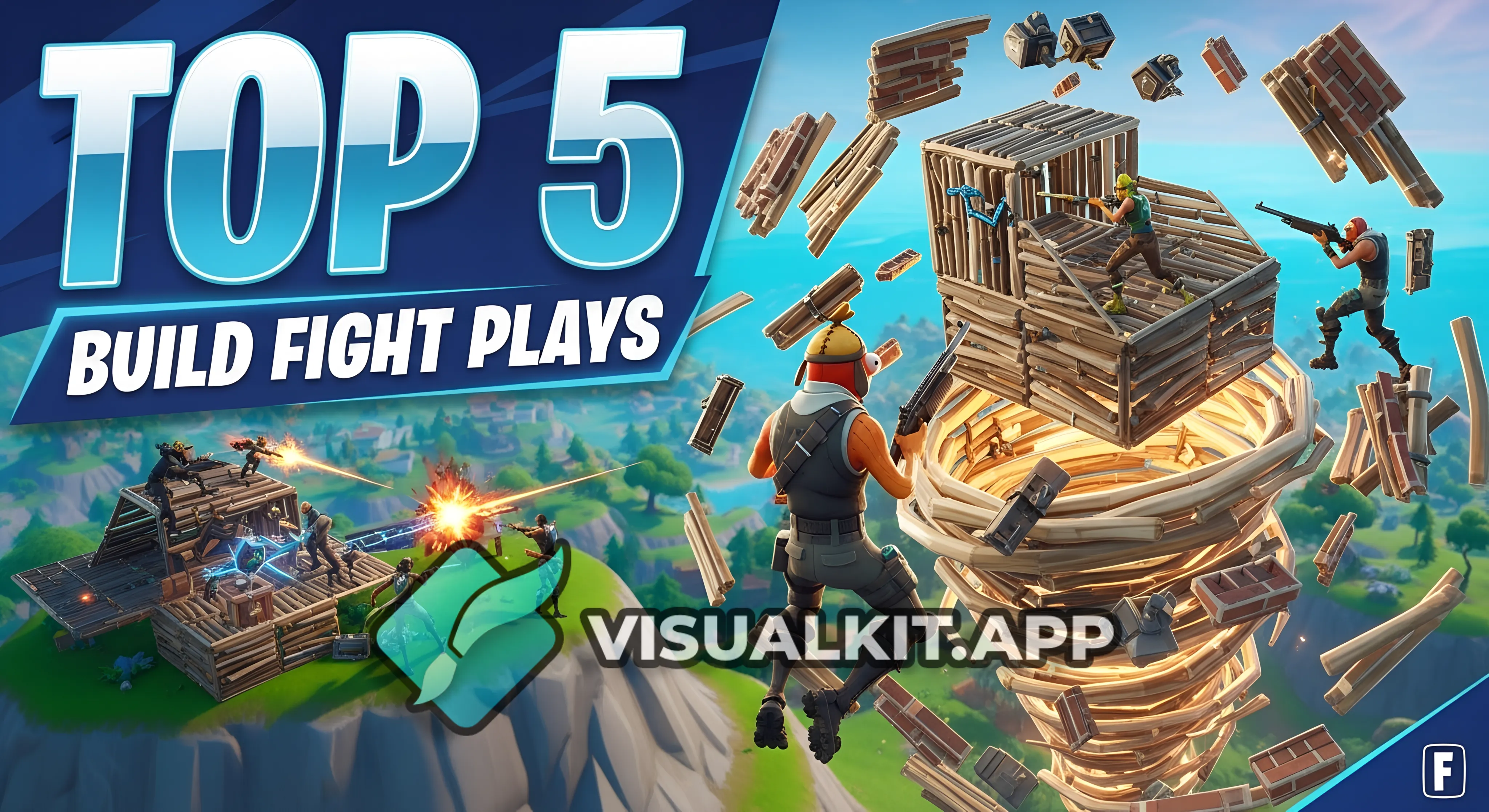Fortnite Top 5 Build Fight Plays