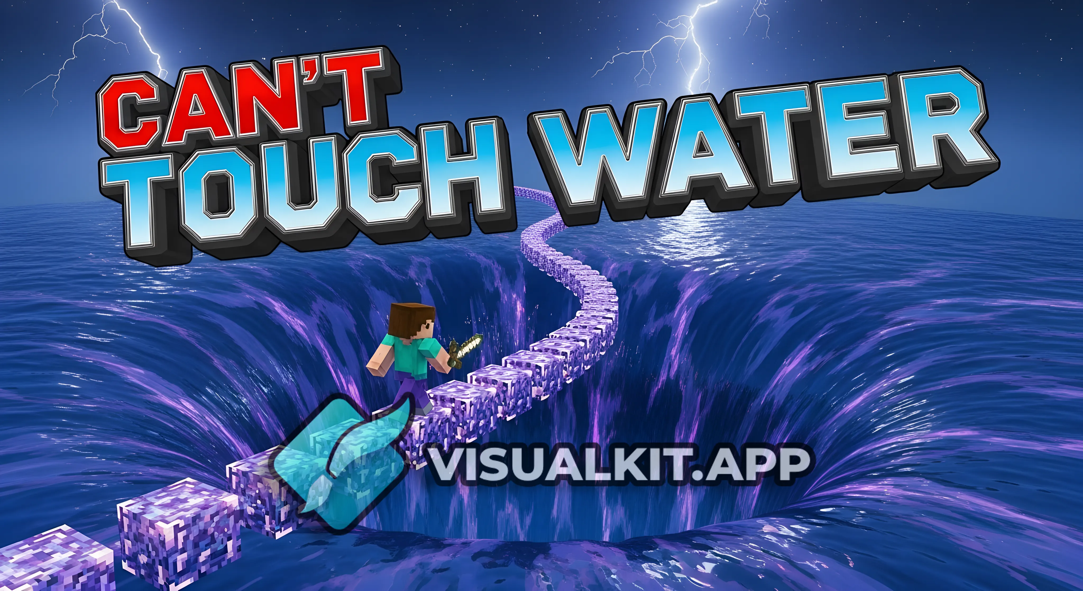 Minecraft, But i cant touch water