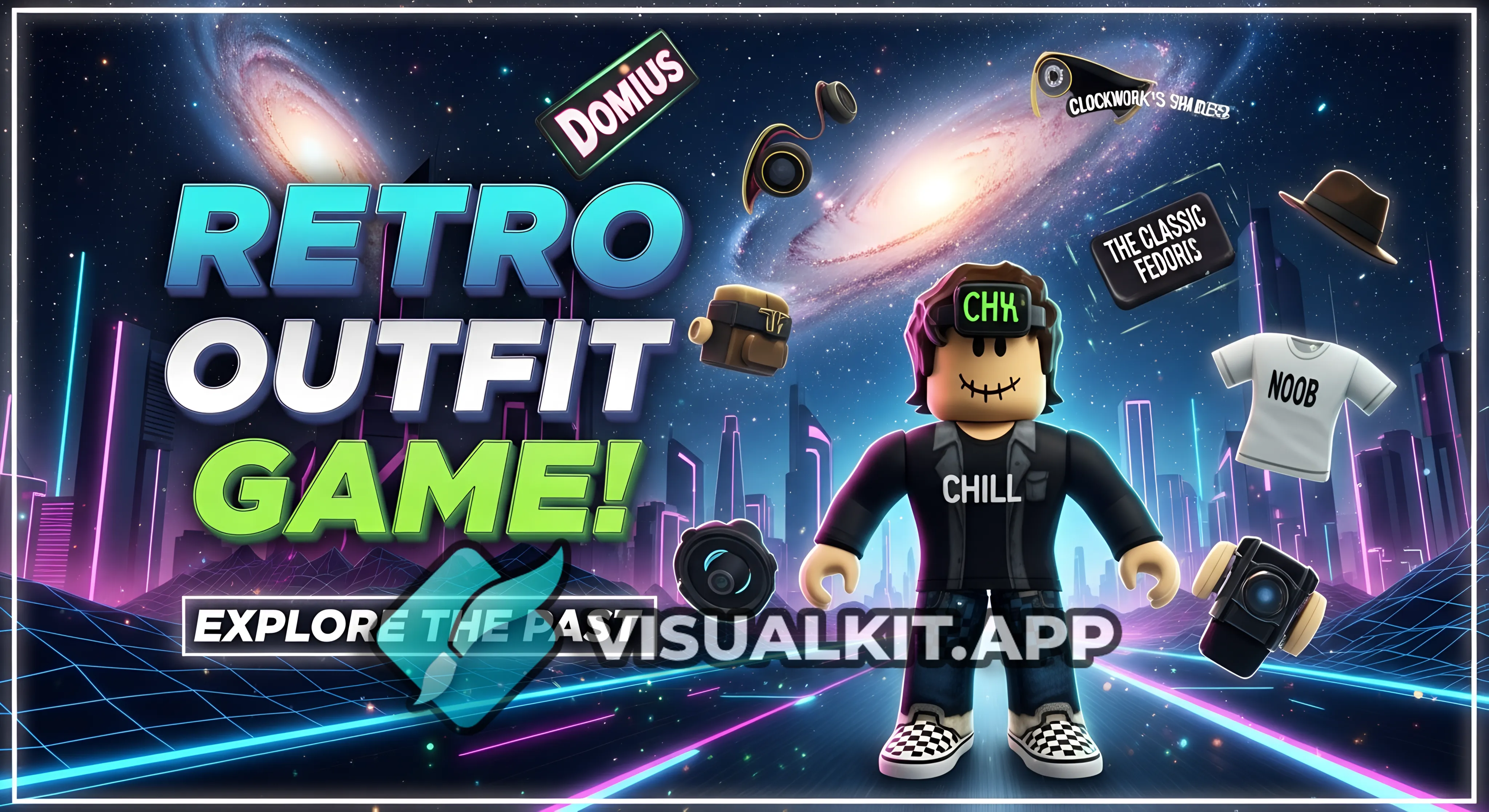 it's actually a game, not a video. in the game you can buy lots of og/retro roblox outfits