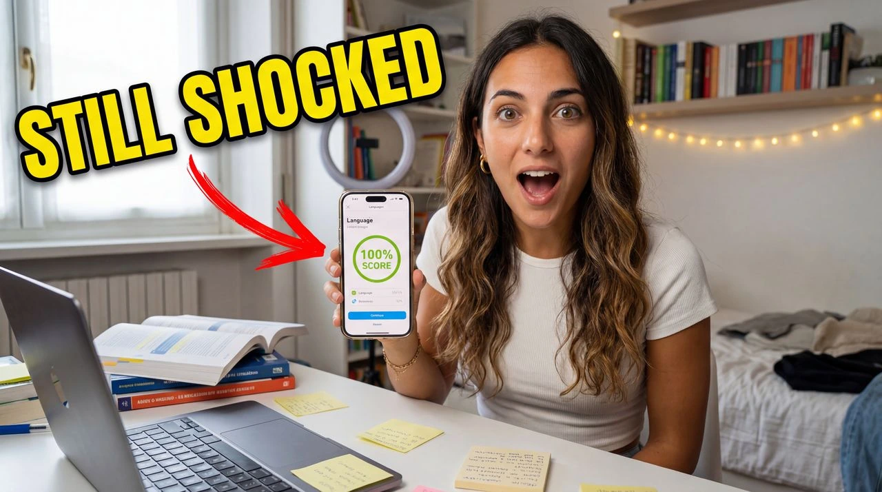 How I Actually Learned a New Language in 30 Days (Step-by-Step) - education thumbnail template