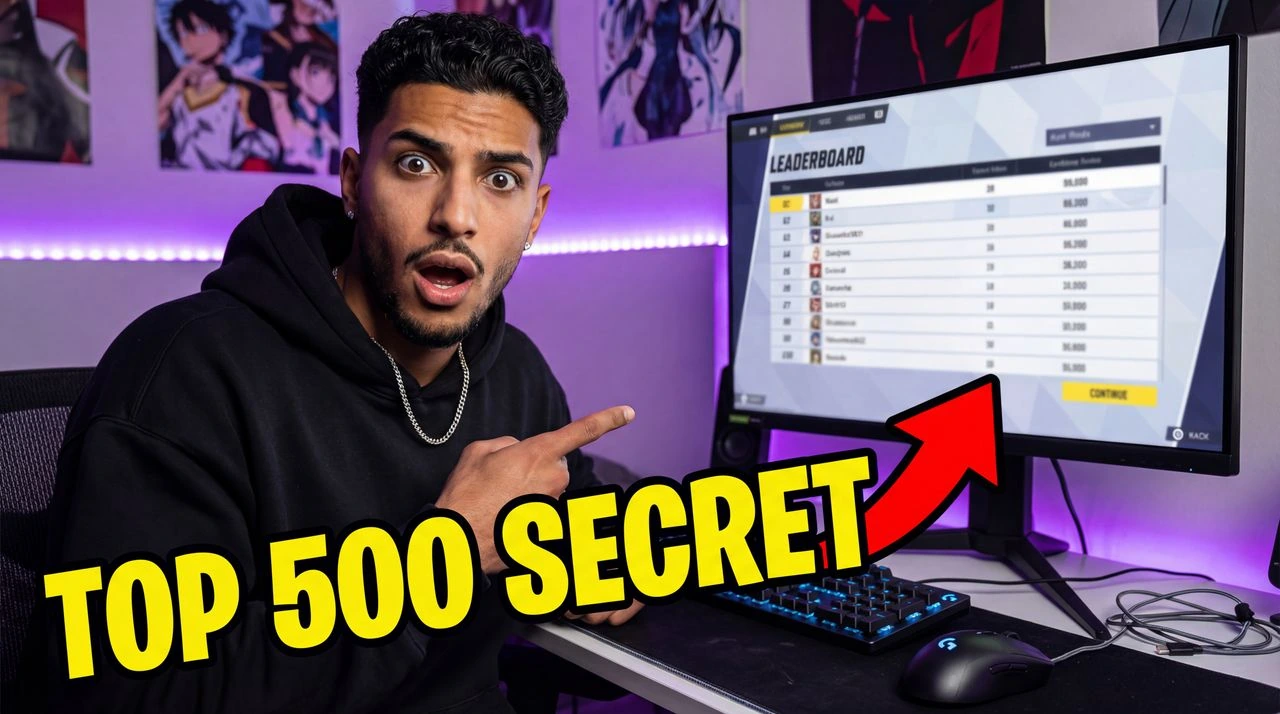 How I Hit Top 500 in Marvel Rivals (And You Can Too) - tech thumbnail template