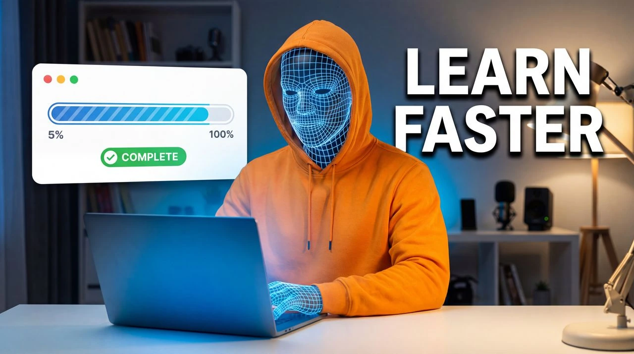 The 2-Hour Rule: How to Learn Anything 10x Faster - education thumbnail template