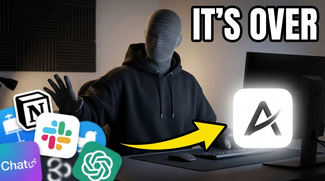I Replaced My Entire Workflow With This 1 AI Tool - tech thumbnail template