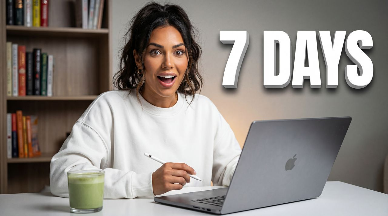 Sofia's Secret 7-Day Fast Learning System - education thumbnail template