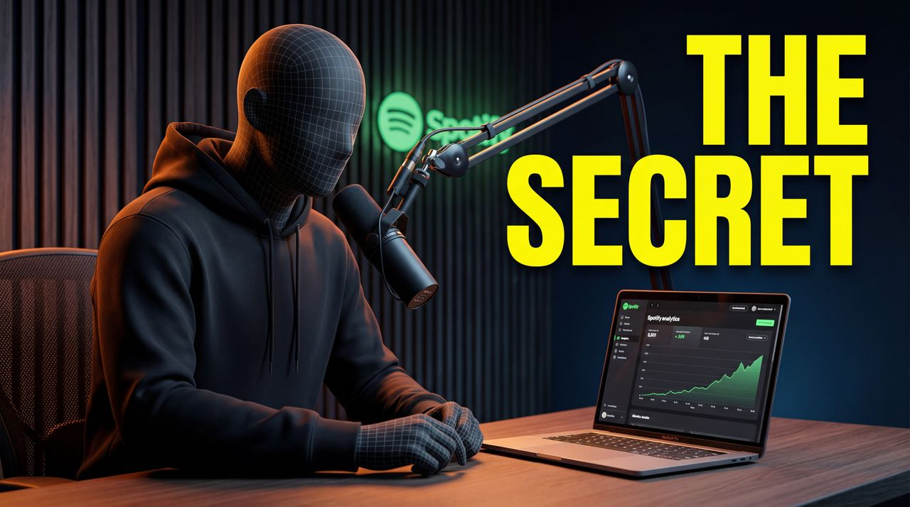 How to Build a Top 1% Podcast in 2026 - YouTube thumbnail template