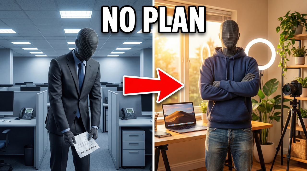 I Quit My Corporate Job With No Plan - YouTube thumbnail template