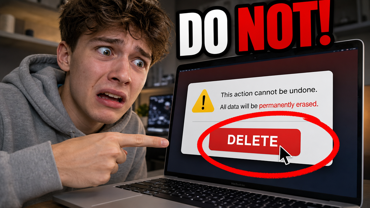 I Let Claude Computer Use Control My MacBook for 1 Hour - YouTube thumbnail template
