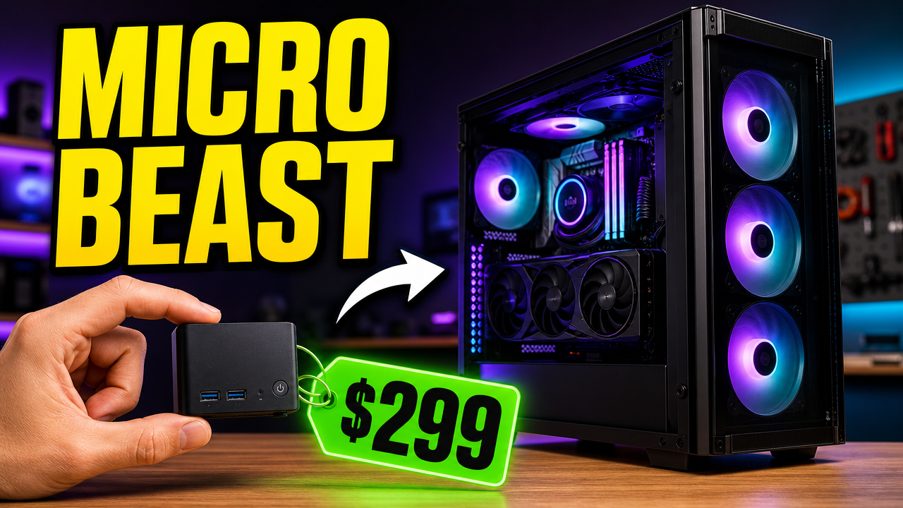 I Tried the $299 Mini PC Everyone Is Buying - YouTube thumbnail template