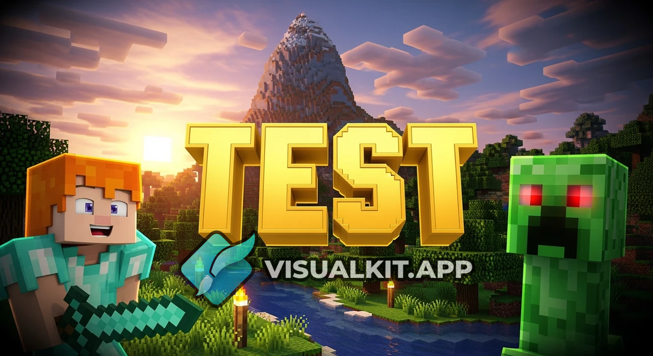Minecraft Thumbnail Test — Epic Custom YouTube Preview Art
