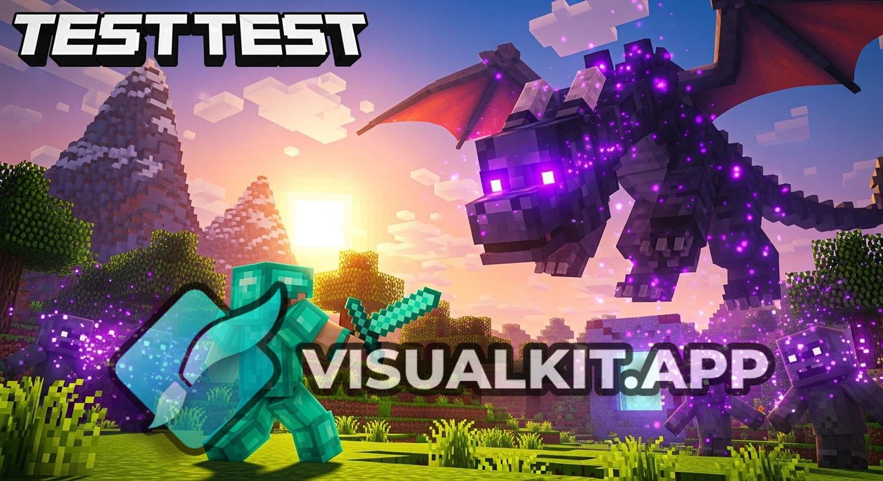 testtest Minecraft Thumbnail: Epic Diamond Sword Close-Up