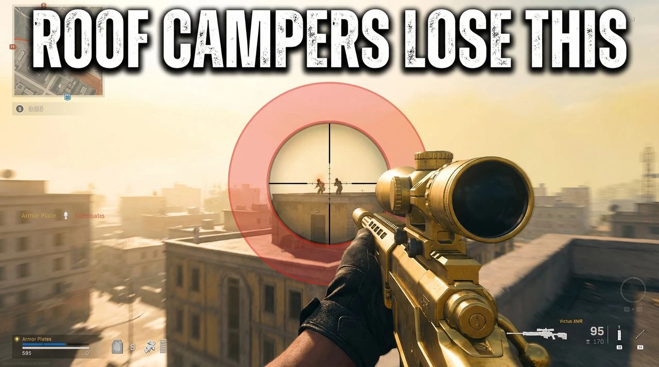 Call of Duty Warzone thumbnail showing gameplay action and loadout design