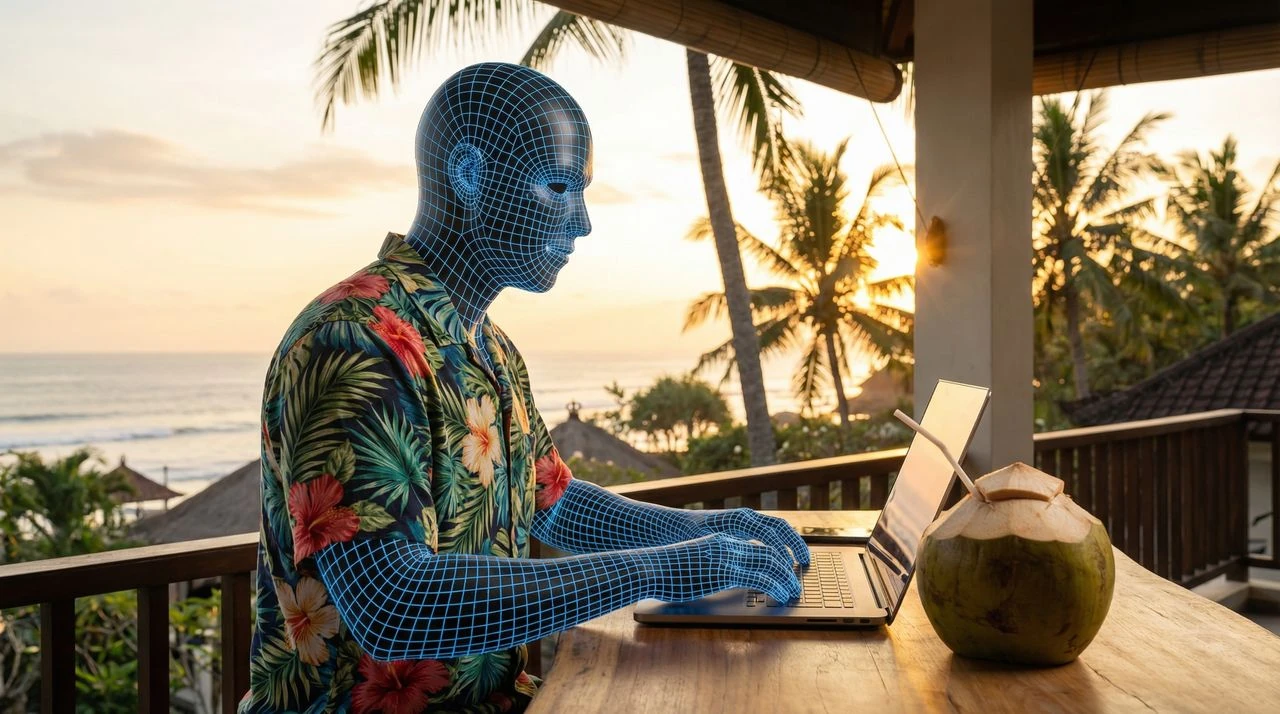 Day in My Life as a Digital Nomad in Bali - lifestyle-vlogs thumbnail template