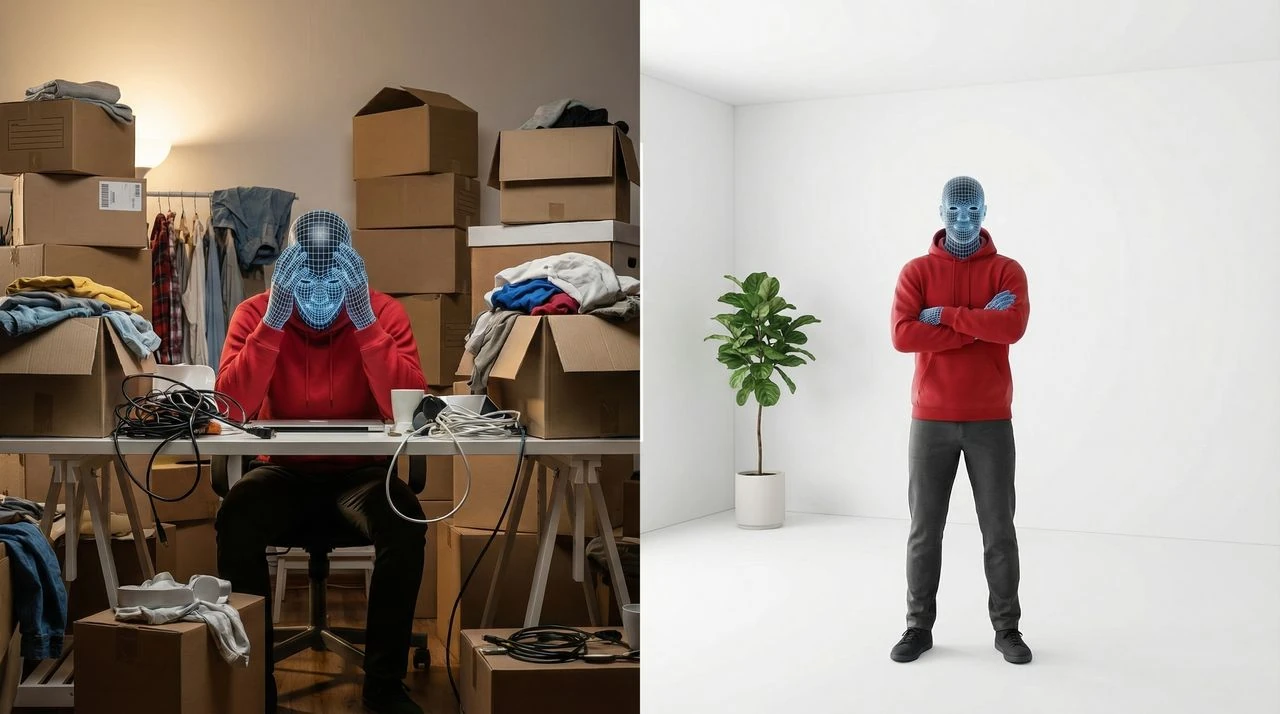 Minimalism Challenge: I Got Rid of 80% of My Stuff - lifestyle-vlogs thumbnail template