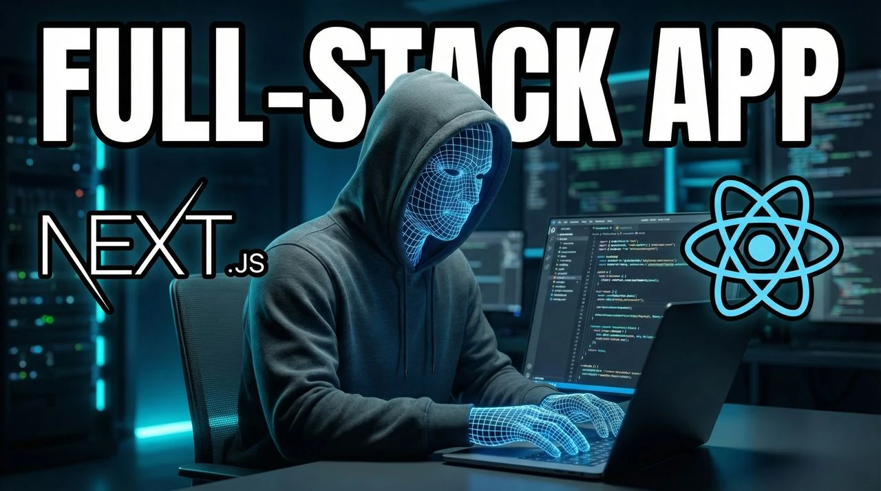 Full Stack App Tutorial - tech-tutorial thumbnail template