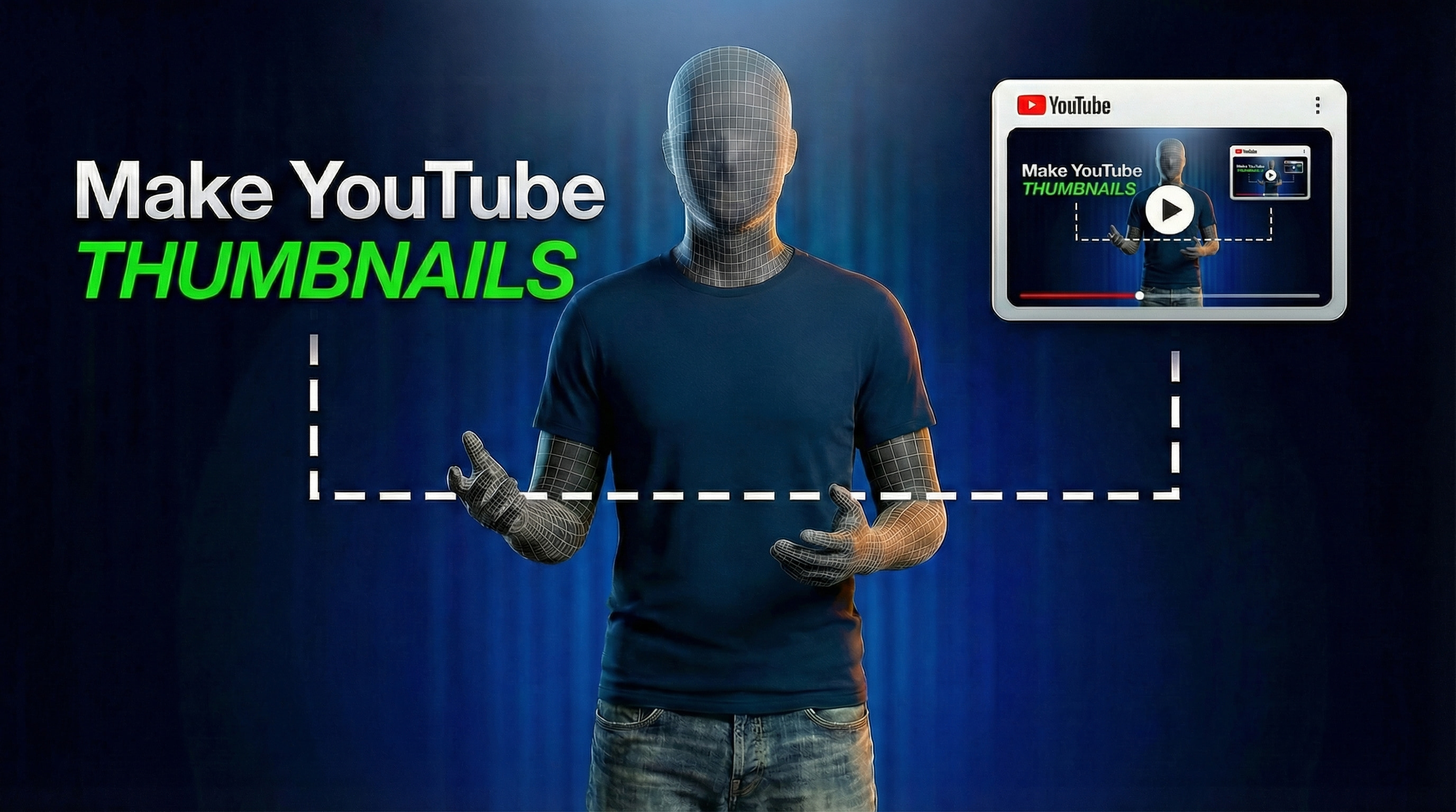 How to Make YouTube Thumbnails - YouTube thumbnail template