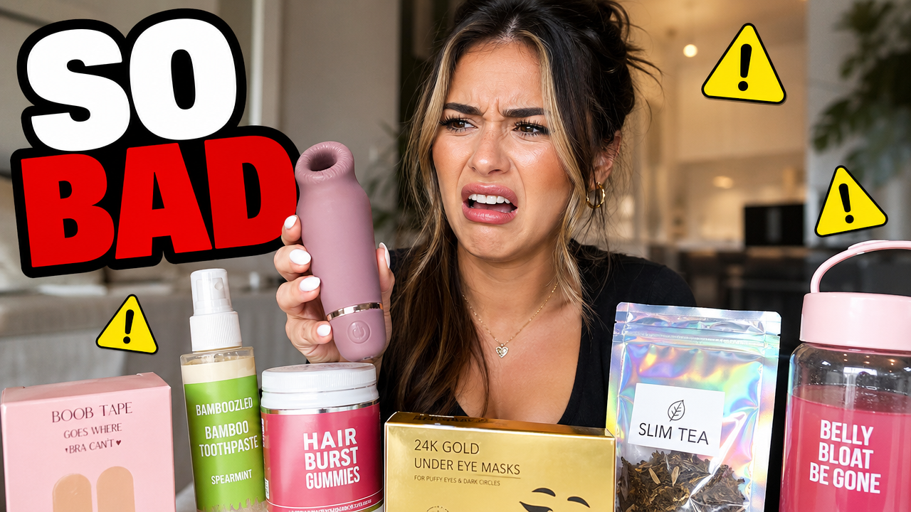 Worst Influencer Products Test - lifestyle thumbnail template