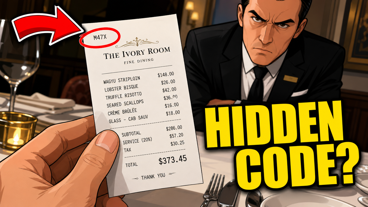 Secret Code on Receipt Exposed - YouTube thumbnail template