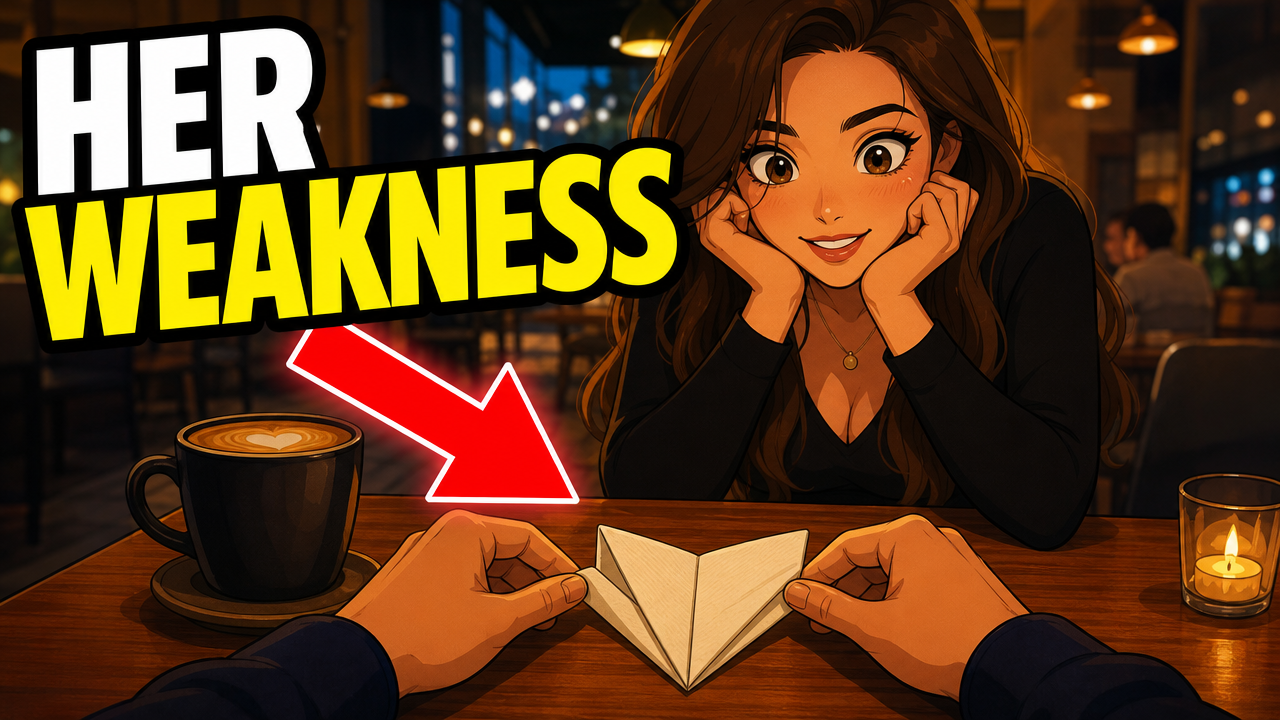 The Secret Napkin Date - YouTube thumbnail template