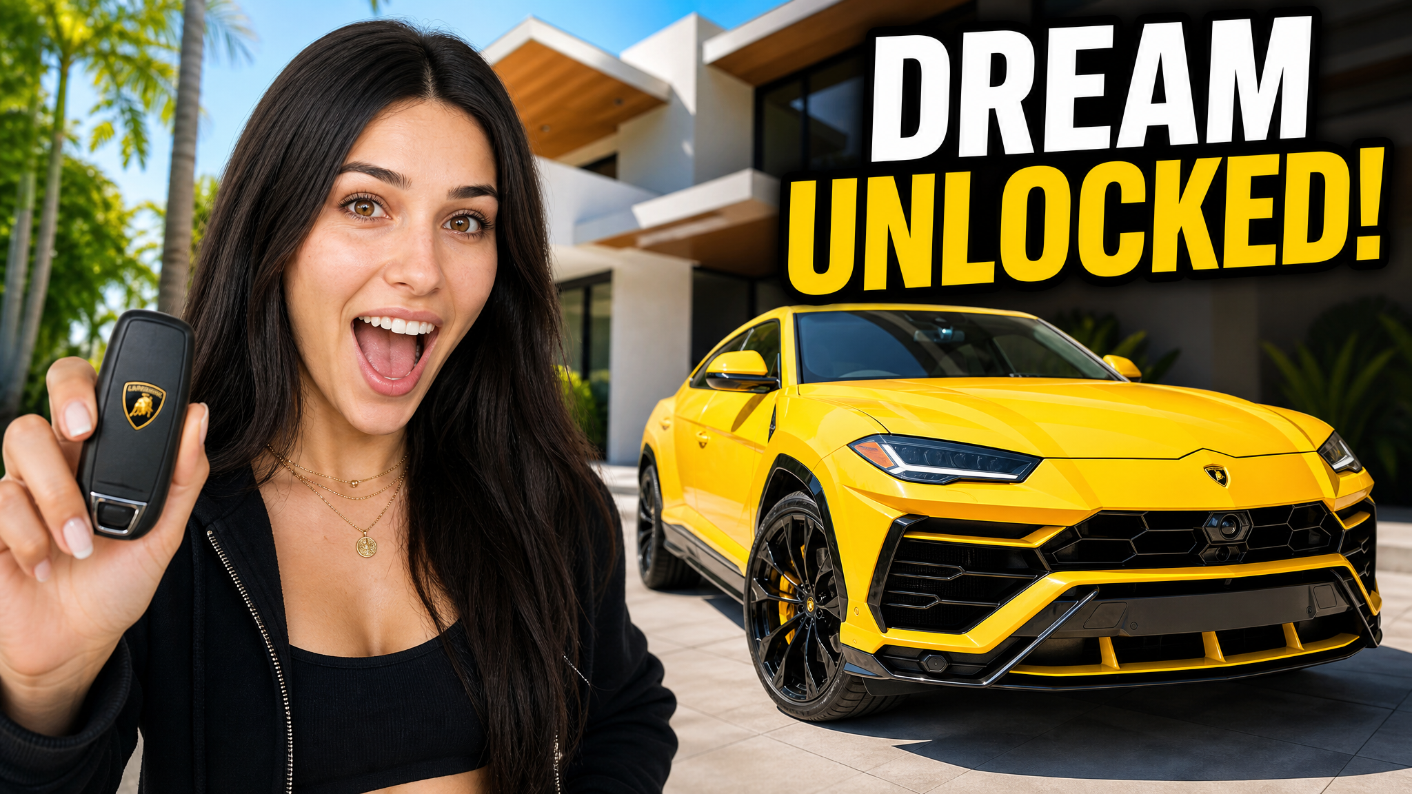 Vlog YouTube thumbnail example 2, 1280x720