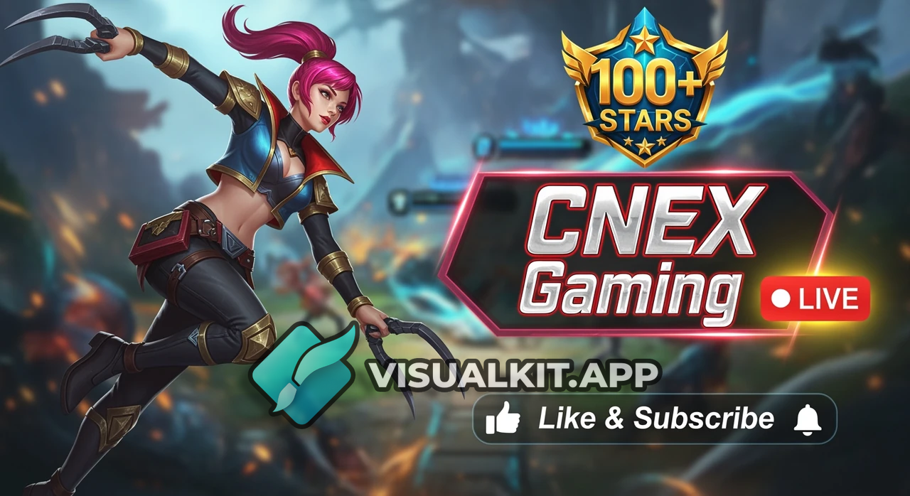 CNEX Gaming Live - 100+ Stars Rank Push (Mobile Legends)