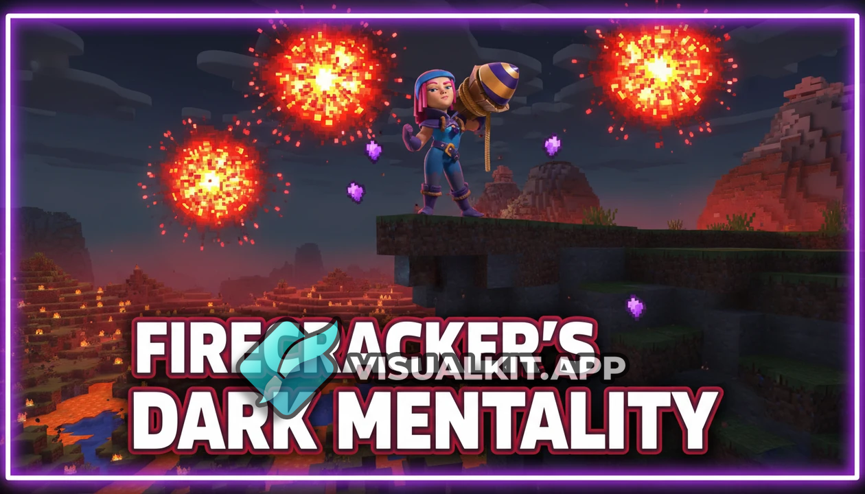 Minecraft Fire Crackek Dark Mentality - Thumbnail Screenshot Reveal