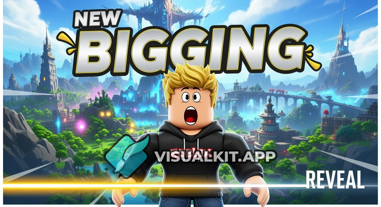 Roblox New bigging if the game — Epic Thumbnail Reveal