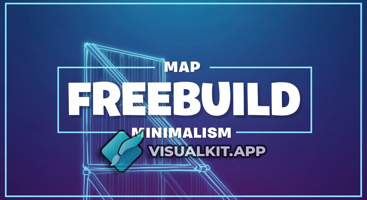 i need thumbnail for map freebuild very minimalism — Fortnite