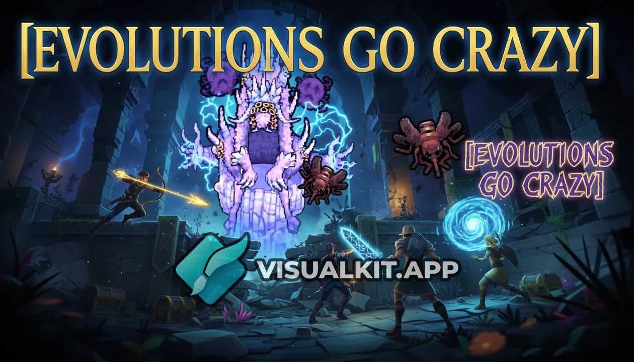 YouTube thumbnail for roguelike RPG Fortnite — cinematic dungeon