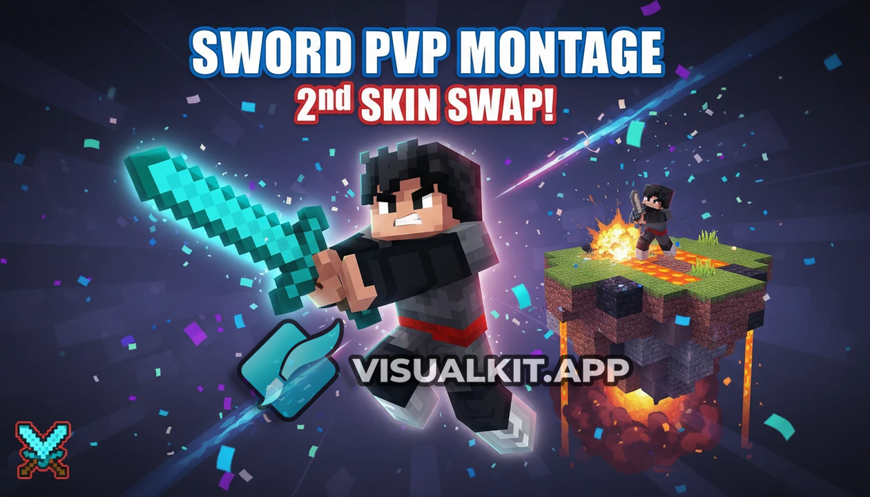 Sword PvP Montage — Swap to 2nd Skin | Diamond Sword Close-up