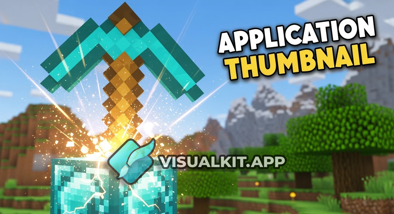 Minecraft: make a application thumbnail — Pro Guide