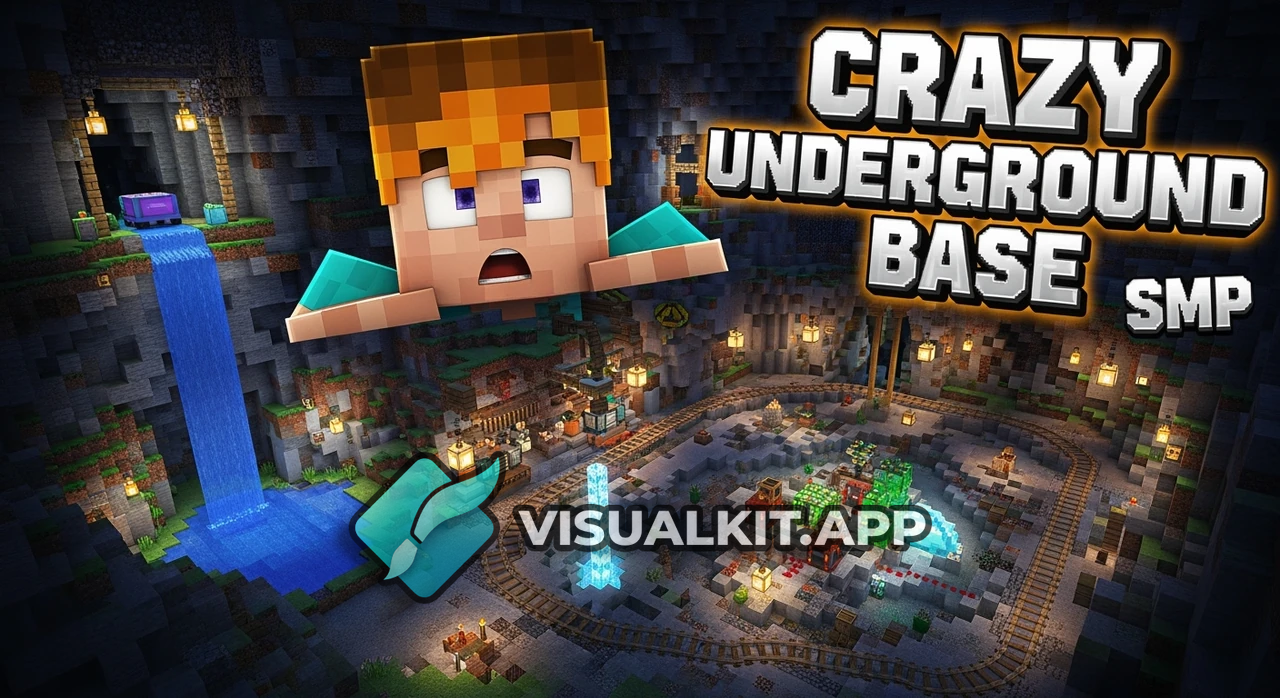 Minecraft SMP — Finding a Crazy Underground Base Reveal