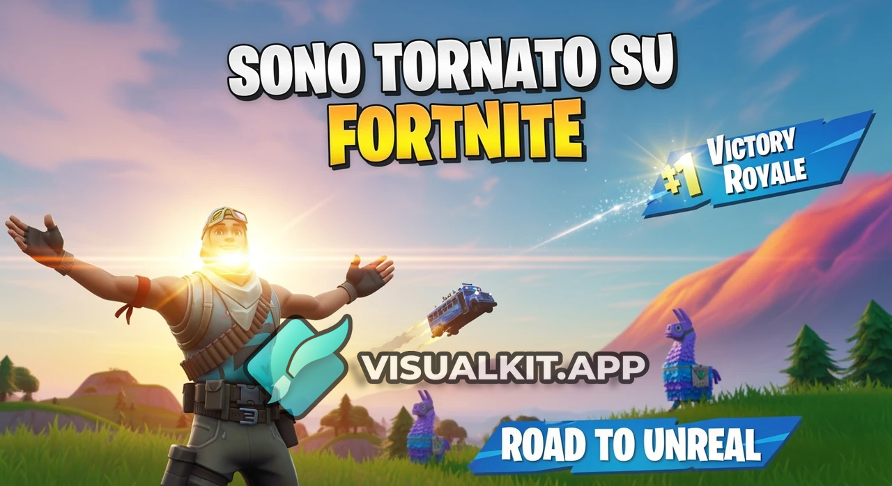 SONO TORNATO SU FORTNITE — Road to Unreal, vibe positiva