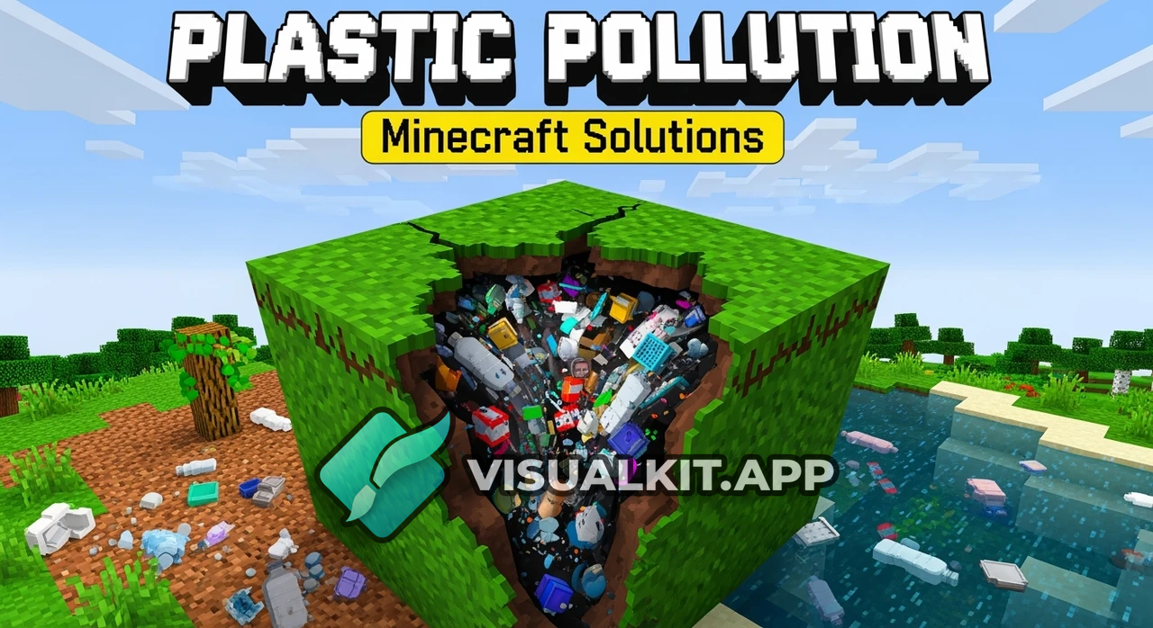 Minecraft Thumbnail: Plastic Pollution in Our State — Soil & Water
