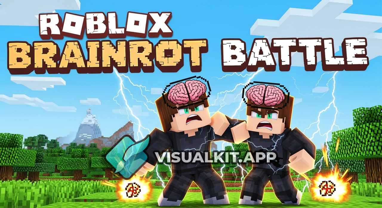 Minecraft: Roblox Characters Fighting for Brainrots Showdown