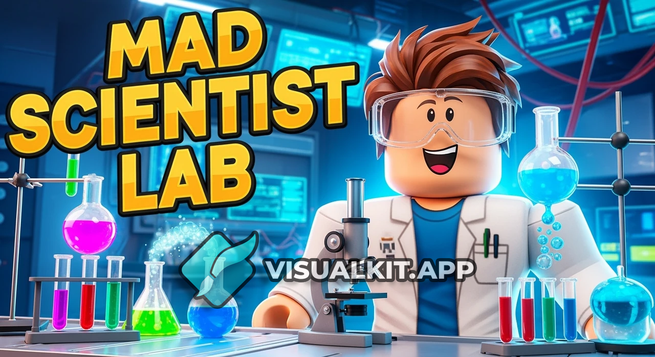 Roblox Lab Scene - A Dude in Lab Costume (Thumbnail Preview)
