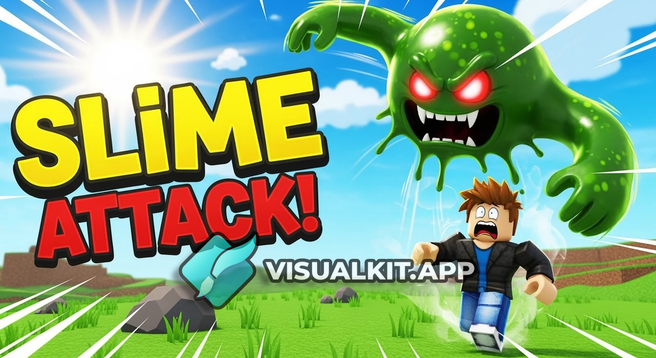 Slime Attacking a Plain | Roblox Giant Slime Rampage