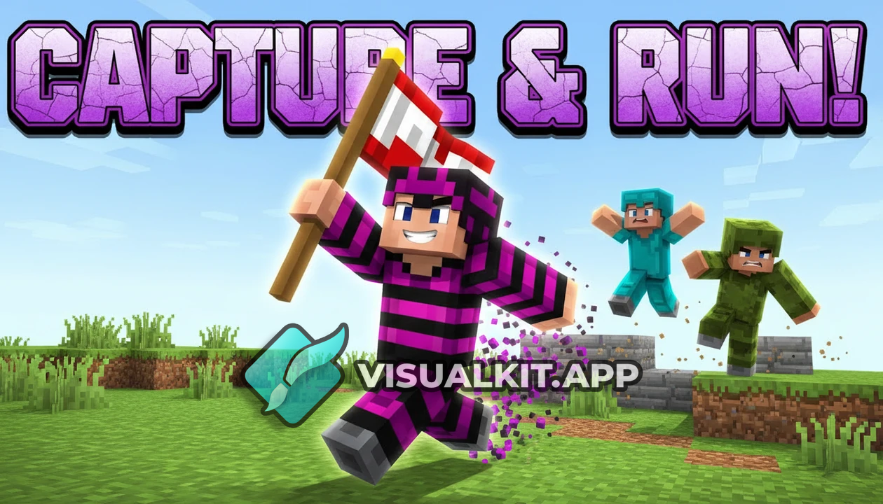 Create This Skin with Minecraft Character | Capture Flag Run