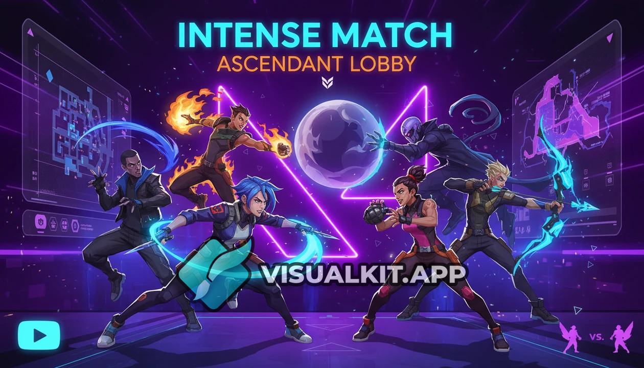 Intense Match in Ascendant Lobby — Valorant CQC Moments