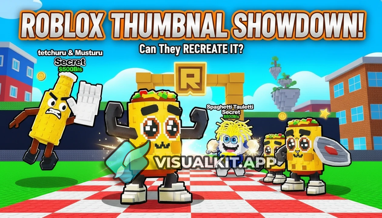 Recreate This Thumbnail, Improve It — Roblox Avatar Remix