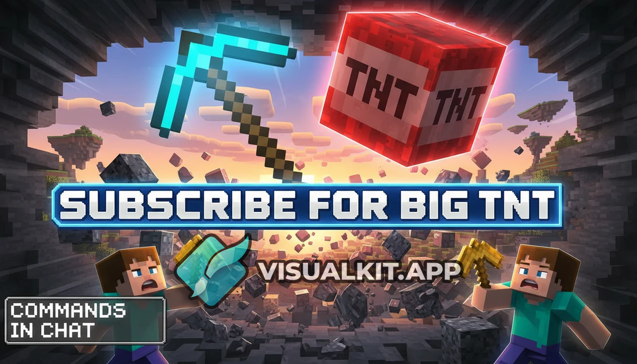 Minecraft Diamond Pickaxe Falling: Mining Blocks & Big TNT