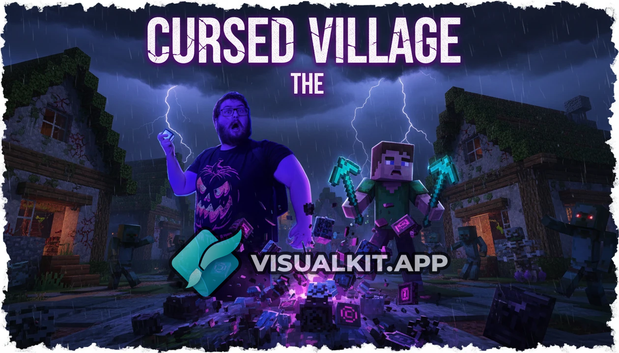 Minecraft: The Cursed Village — Cinematic Diamond Pickaxe Stand-off
