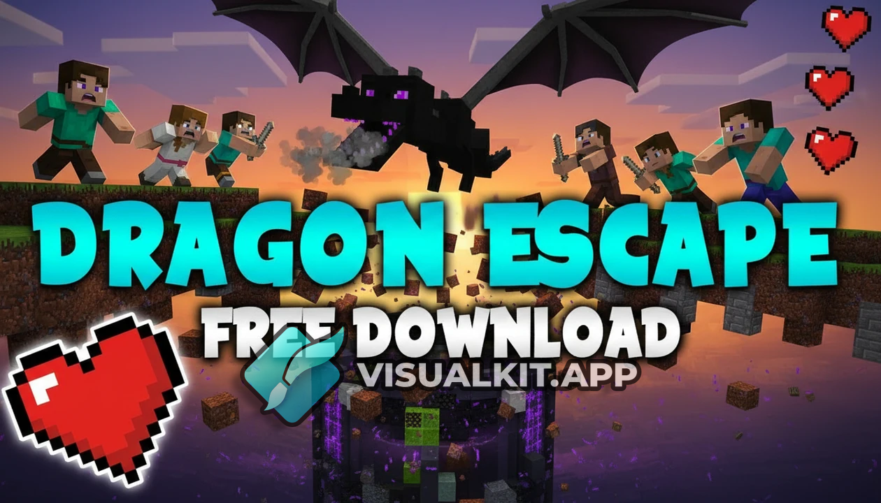 premade dragon escape "free download" - Minecraft Ender Dragon Preview